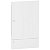 Quadro De Distribuicao Mini Pragma Embutir 3 Filas 36 Modulos Porta Opaca MIP20312 APC - Imagem 1