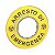 Legend, Plastic, Yellow, Ø90, For Emergency Stop, Marked Arresto De Emergenza With Logo Iso13852 ZBY9620 SCHNEIDER - Imagem 1