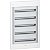 Quadro De Distribuicao Pragma Embutir 5 Filas 120 Modulos PRA25524 SCHNEIDER - Imagem 1