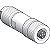 Conector M12 Femea Reto 5 Polos Blindado XZCC12FDB50R SCHNEIDER - Imagem 1