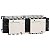 Chave Reversora Tetrapolar Tesys F 150A Sem Bobina LC2F1504 SCHNEIDER - Imagem 1