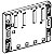 Rack Premium Extensao De 4 Slots Conf Coated TSXRKY4EXC SCHNEIDER - Imagem 1