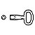 Chave Para Fecho Triangulo NSYLT8 SCHNEIDER - Imagem 1