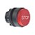 Cabeçote Para Botão Ø22Mm Plástico, Saliente, Retorno Por Mola, Vermelho, "Stop" ZB5AL434 SCHNEIDER - Imagem 1