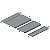 Flange Com Duas Entradas De Cabos 800X800Mm NSYEC882 SCHNEIDER - Imagem 1
