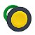 Flush Mounted Push Button Head, Plastic, Yellow, Ø30, Spring Return, Unmarked ZB5FA5 SCHNEIDER - Imagem 1
