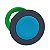 Flush Mounted Push Button Head, Plastic, Blue, Ø30, Spring Return, Unmarked ZB5FA6 SCHNEIDER - Imagem 1