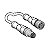 Cabo Com Conector Macho M12/Fem M12 2M XZCR1511040A2 SCHNEIDER - Imagem 1