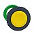 Flush Mounted Yellow Projecting Pushbutton Head ZB5FL5 SCHNEIDER - Imagem 1