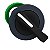 Flush Mounted Black Selector Switch Head Long Handle 3 Pos Stay Put ZB5FJ3 SCHNEIDER - Imagem 1