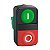 Cabeçote Para Botão Duplo Ø22Mm Plástico, Retorno Por Mola, Verde "I", Vermelho "O" ZB5AL7340 SCHNEIDER - Imagem 1