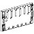 Rack Premium Extensao De 6 Slots Conf Coated TSXRKY6EXC SCHNEIDER - Imagem 1