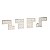 Espacadores 95Mm P/ Tat Hor-Taf-4P-Mtz1 LV833623SP SCHNEIDER - Imagem 1