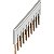 Barra De Ligacao Para 10 Pontos 4Mm2 Cinza NSYTRAL410GR SCHNEIDER - Imagem 1