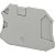 Placa De Extremidade Para Conector Parafuso 3 Pontos NSYTRAC23 SCHNEIDER - Imagem 1