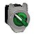 Illuminated Selector Switch Flush Mounted, Metal, Green, Ø30, 3 Positions, Stay Put, 110...120 V Ac 1 No + 1 Nc XB4FK133G5 SCHNEIDER - Imagem 1