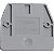 Placa De Extremidade 2Mm2 Cinza NSYTRACM22 SCHNEIDER - Imagem 1
