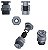 Prensa Cabo A2F Npt 1/2" P/ Range 3,5-5Mm Aço Inox 316 - Imagem 1
