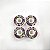 Roda 62 Zombie modelo 008 54mm102a - Imagem 1
