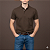 CAMISETA POLO MARRON CLASSICA IMMUNE 104 - Imagem 1
