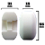 Roda Moska Skate White Rock 55mm Salve Planeta R01080 - Imagem 5