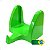 Suporte Bobina Saco Fundo Estrela Picotada - Verde - Imagem 1