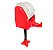Base Reta c/ haste PVC 30cm - Vermelho - Imagem 4