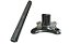 Base Reta c/ haste PVC 30cm - Preta - Imagem 4