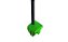 Mordente c/ haste PVC 30cm - Verde - Imagem 1