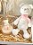 Presente para Recém Nascido - Vela Aromática e Ursinho de Amigurumi - Cheirinho de Bebê - Imagem 2