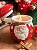 Vela Aromática na Cerâmica Papai Noel - Imagem 1