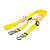 Guia Dupla Classic Yellow Rosa Dog Trip Brasil - Imagem 1