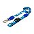 Guia Hold On Quadriculada Azul Dog Trip Brasil - Imagem 1