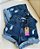 Shorts Jeans Strass Com Brilho Barra Dobrada - Imagem 1
