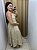 Vestido Midi Liso Bege - Imagem 2