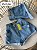 Shorts Jeans Coração Plus Size - Imagem 1