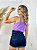 Shorts Jeans Escuro laycra - Imagem 3