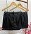 Saia Shorts Couro fake Preto - Imagem 1
