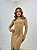 Vestido Longo Canelado Bege - Imagem 3