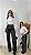 Calça wide leg grafite - Imagem 1