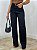 Calça Wide Leg Preta Lisa - Imagem 2