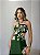Vestido Floral Longo Verde Militar - Imagem 3