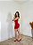 Vestido Emily Drapeado Vermelho - Imagem 3