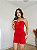 Vestido Emily Drapeado Vermelho - Imagem 1