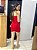Vestido Emily Drapeado Vermelho - Imagem 2