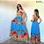 Vestido Bruna Azul Floral - Imagem 1