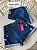 Shorts Jeans Detalhes Plus Size - Imagem 1