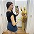 Blusa Manga Dobrada Claudia Preto - Imagem 2