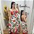 Vestido Tropical Arara Laranja - Imagem 1