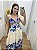 Vestido Tropical Pássaro Azul Bic - Imagem 3